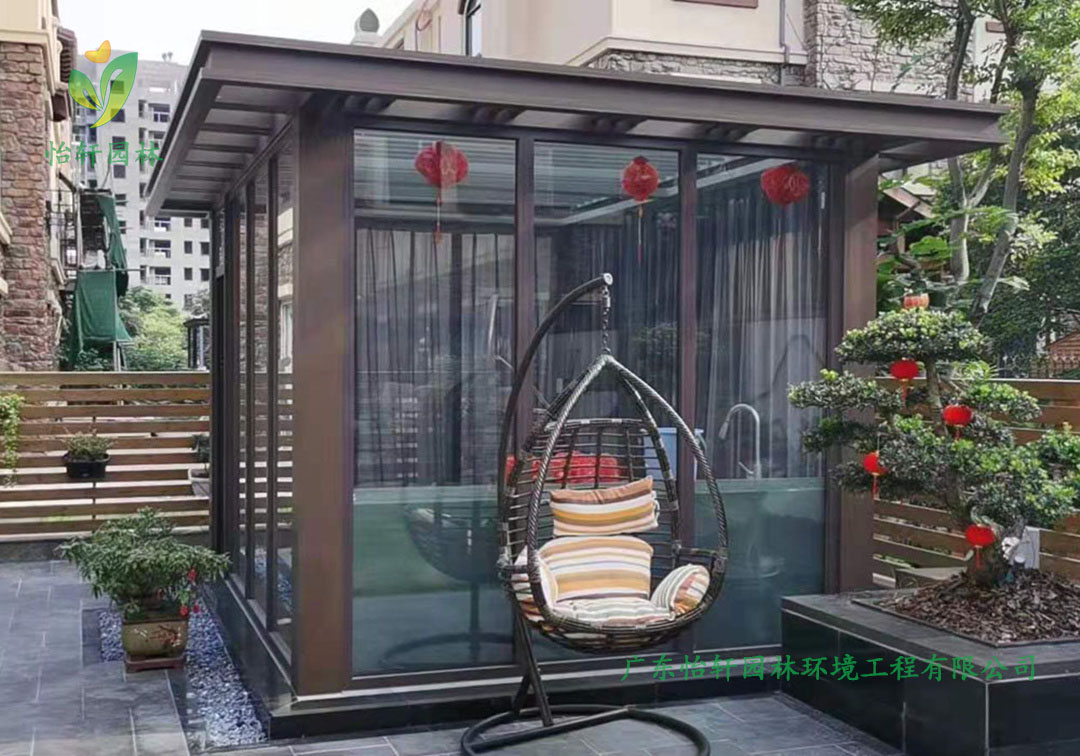 陽江沙扒灣碧桂園別墅庭院景觀設(shè)計(jì)實(shí)景圖