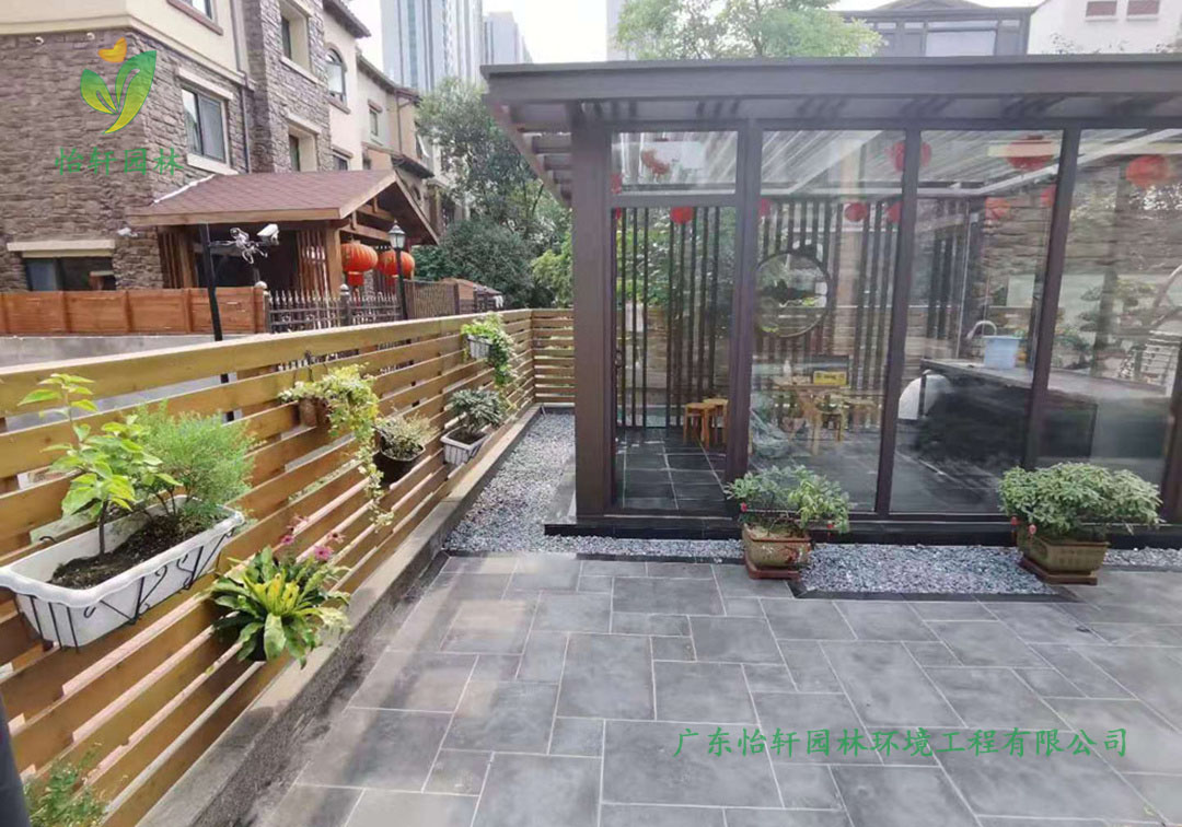 陽江沙扒灣碧桂園別墅庭院景觀設(shè)計(jì)實(shí)景圖