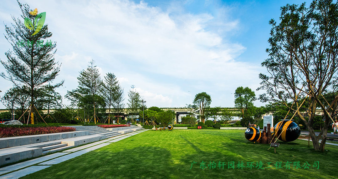 佛山保利諾丁山示范區(qū)綠化景觀設計案例實景圖