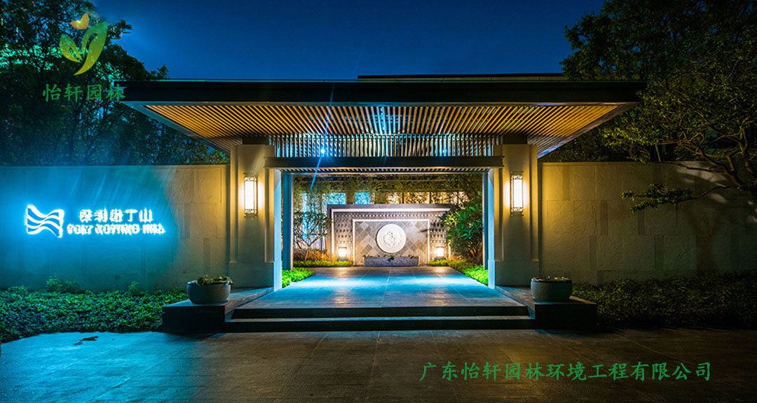 佛山保利諾丁山示范區(qū)綠化景觀設計案例實景圖