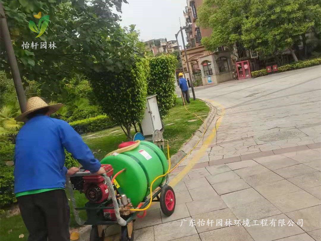 深圳龍華觀湖園別墅小區(qū)綠化養(yǎng)護(hù)